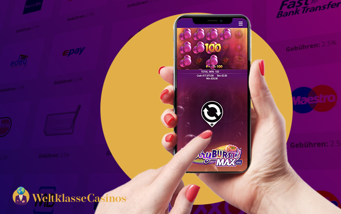 Einzahlungs- und Abhebungsoptionen beim Casino Bonus